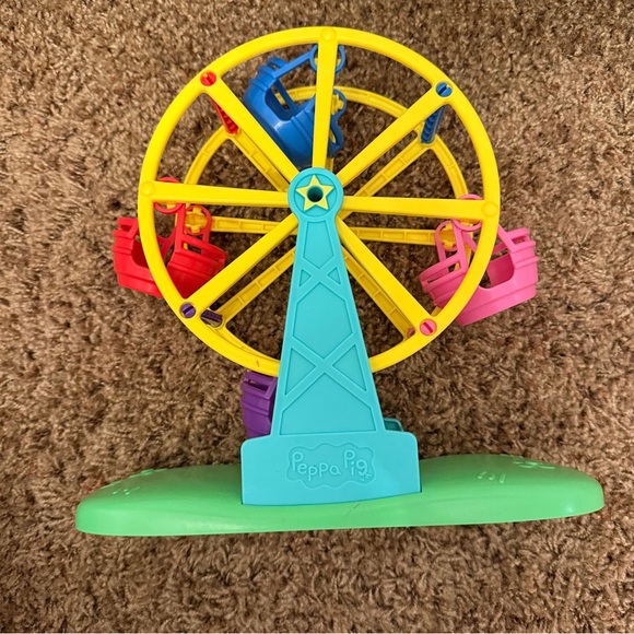 Peppa Pig Ferris Wheel Playset - Yellow, Blue, Pink - Picture 2 of 3